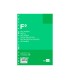 Recambio liderpapel folio 100 hojas 60g m2 pauta 5ª 25mm con margen 16 taladros